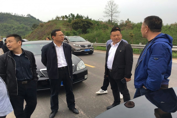 4.14蓮都區領導赴現場調研，關心支持公司發展后勁